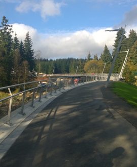 Fuß- und Radwegbrücke in Schierke